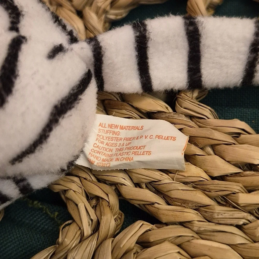 ✅Ty Beanie Baby Blizzard the White Tiger 1996 Plush Toy with Tag Attached#️⃣0941